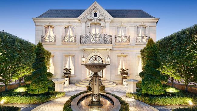 This replica French chateau in Brighton, a beachside suburb of Melbourne, comes with a $15.5 million price tag.