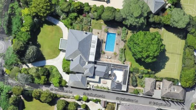 18 St Georges Rd, Toorak, rewrote Melbourne’s property record books in 2017.Source:Supplied