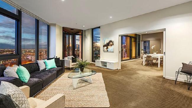 4003/100 Harbour Esplanade is up for grabs for $1300 per week in Docklands — the city’s most expensive rental market for units. Source: Supplied